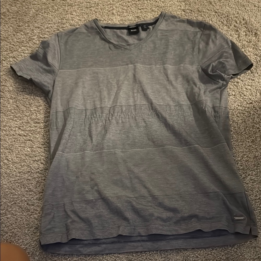 Hugo Boss Gray Short Sleeve Tee